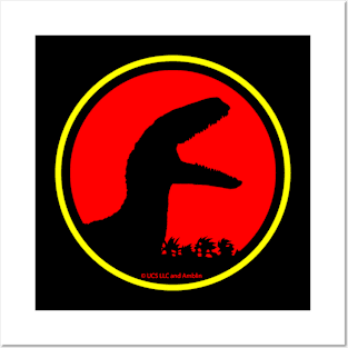 Jurassic Park, raptor Posters and Art